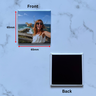 Custom Square Photo Magnet Sets